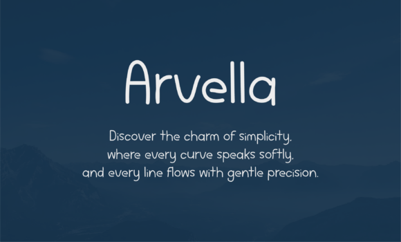 Arvella Font - Preview 1