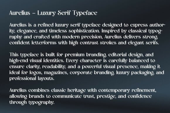 Aurelius Font - Preview 6
