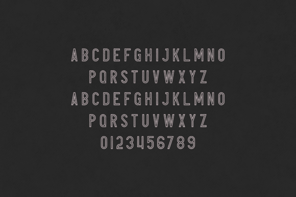 Avoqado Outline Edition Font - Preview 1