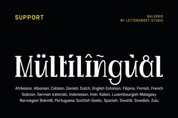 Balverio Font - Preview 2