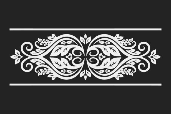 Book Border Art Design Alpona