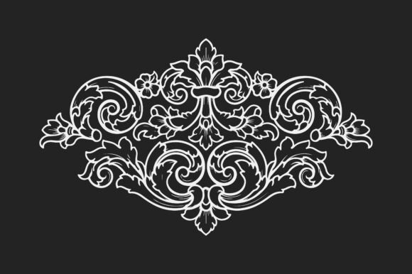 Book Border Art Design Alpona