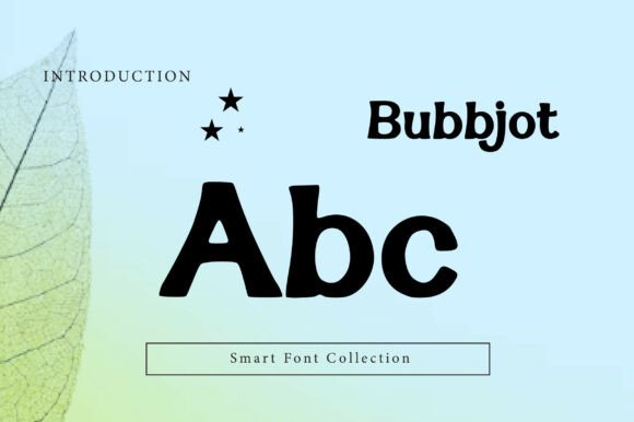 Bubbjot Font - Preview 1