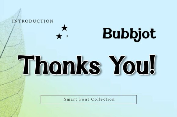Bubbjot Font - Preview 2
