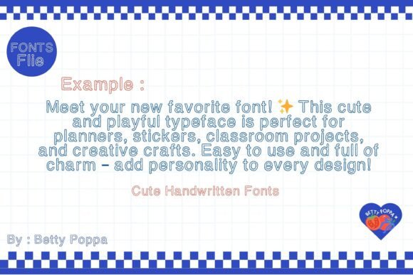 Bubbly Line Font - Preview 1