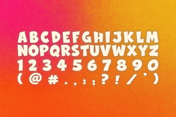 Cartoonito Font - Preview 2