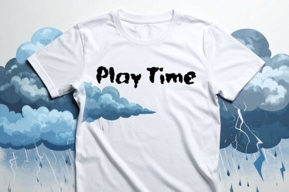 Cloudy Cloud Font - Preview 2