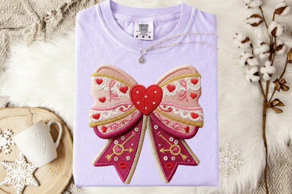 Coquette Bow Crochet Yarn Valentine Png