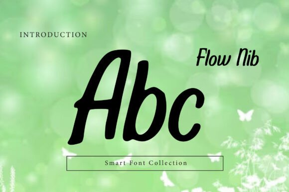 Flow Nib Font - Preview 1