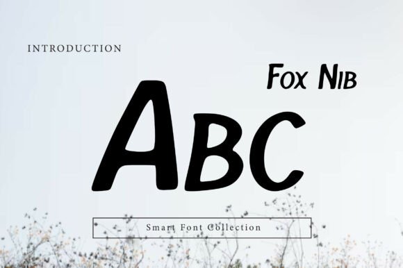 Fox Nib Font - Preview 1