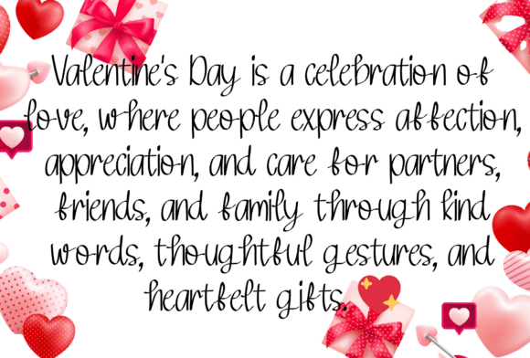 Heart Sprinkle Font PNG with transparent background - Preview 3