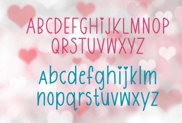 Lovely Candies Font PNG with transparent background - Preview 1