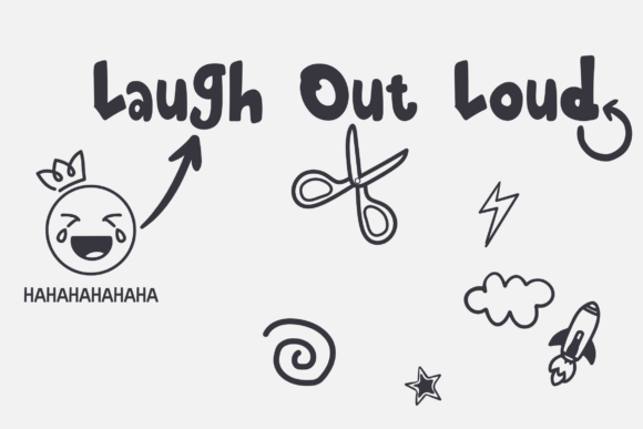 Playdough Font PNG with transparent background - Preview 3