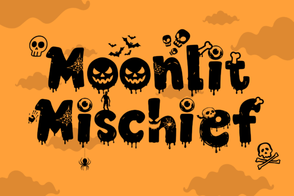 Playdough Halloween Font font preview - 2