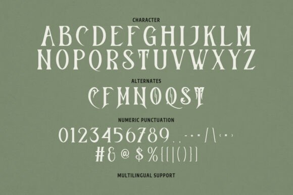 Qlastroy Modern Font PNG with transparent background - Preview 6