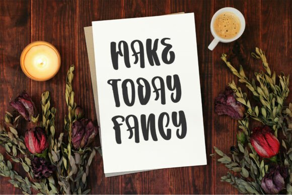 Quarter Stacked Font PNG with transparent background - Preview 3