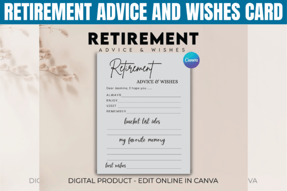Retirement Advice and Wishes Card