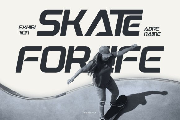 Richter Font PNG with transparent background - Preview 3