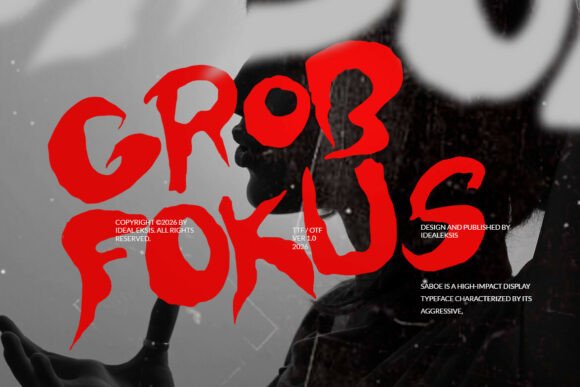 Saboe Font font preview - 3