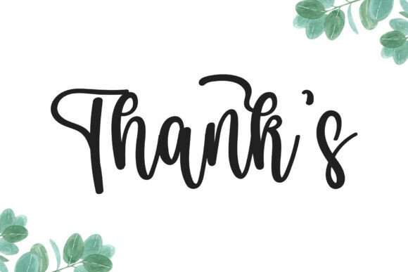 Savory Font PNG with transparent background - Preview 6
