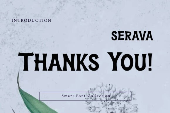 Serava Font PNG with transparent background - Preview 2