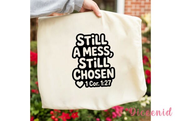 Still Chosen Christian Quote PNG Graphic T-shirt Designs By Diceenid