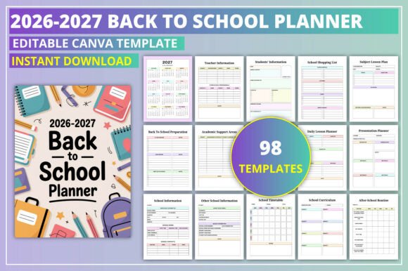 2026-2027 Back to School Planner