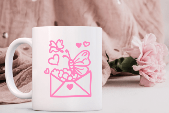 Butterfly Love Doodle Font - Preview 5
