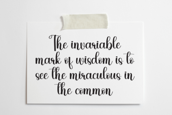 Calligraphy Font - Preview 4