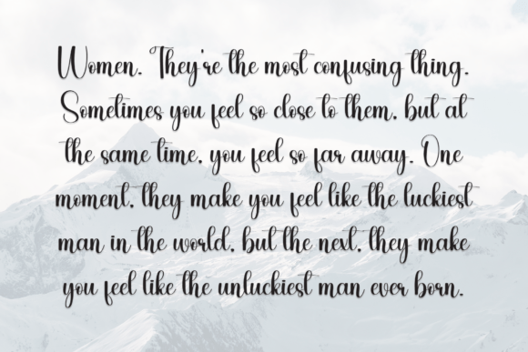 Calligraphy Font - Preview 5