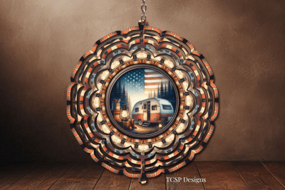 Camping Life Wind Spinner