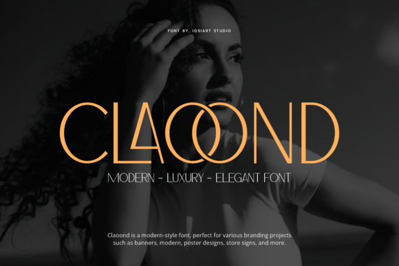 Claoond Display Font By IqsiartStudio