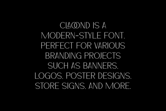 Claoond Font - Preview 4
