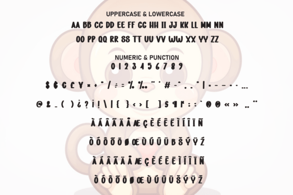 Cute Monkey Font - Preview 6