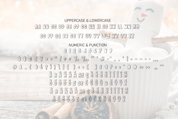 Cute Snowman Font - Preview 6