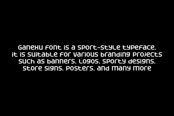 Ganexu Font - Preview 3