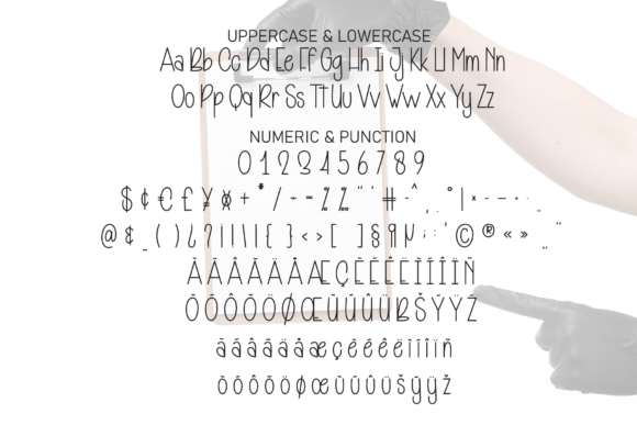 Gloves Notes Font - Preview 6