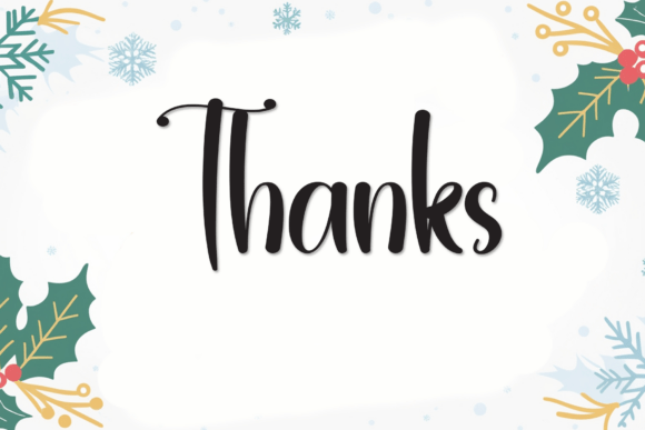 Holiday Jingle Font - Preview 6