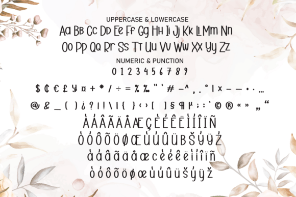 Monogram Font PNG with transparent background - Preview 6