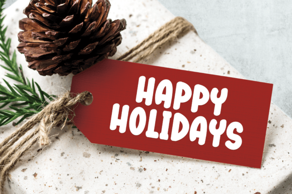Santa Chuby Font PNG with transparent background - Preview 2