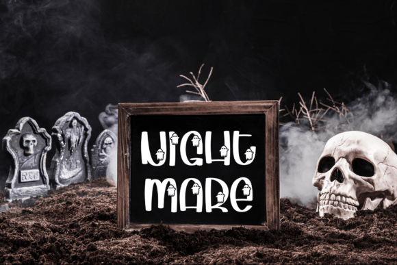 Scary Ghosting Font PNG with transparent background - Preview 4
