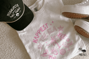 Summer Beach Doodle PNG Bundle Graphic by Lazy Cat · Creative Fabrica
