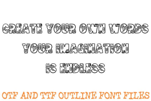 Bandage Bump Font PNG with transparent background - Preview 2