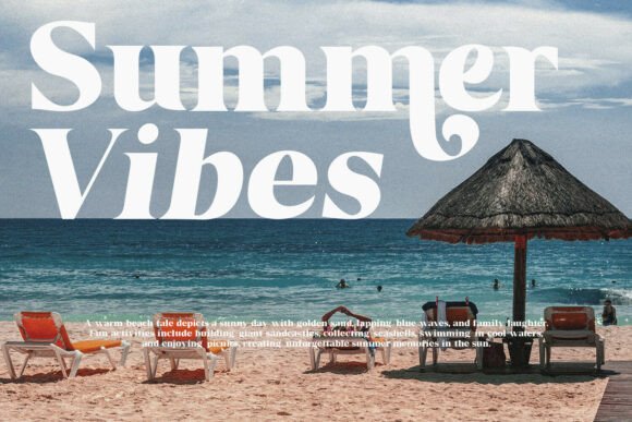 Borth Tropical Font - Preview 5