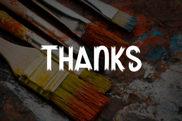 Brush Painting Font - Preview 6