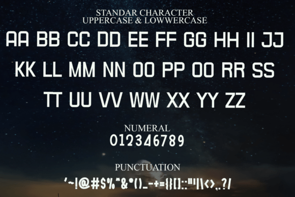 Camping Outdoor Font PNG with transparent background - Preview 2