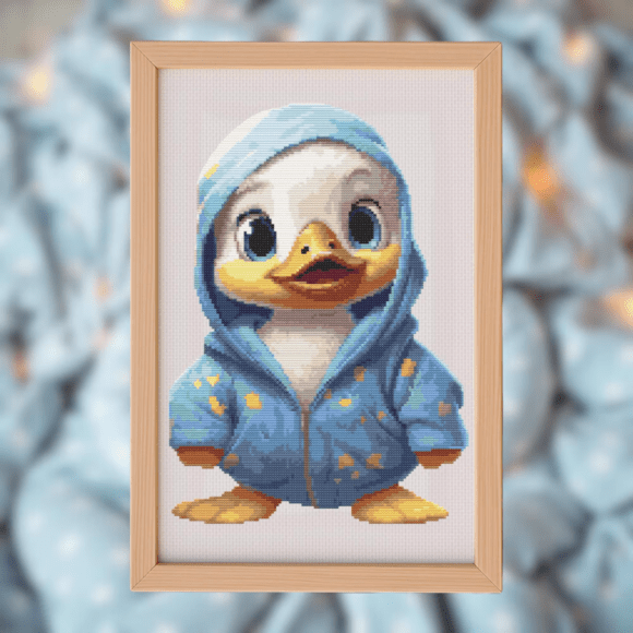 🦆Cosy Quacks Cross Stitch Pattern