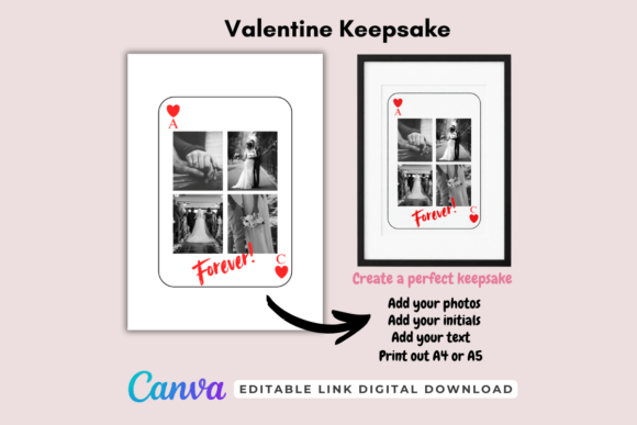 Custom Playing Card Valentine Gift Idea