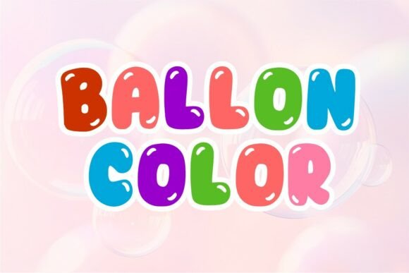 Cute Bubbly Font - Preview 1
