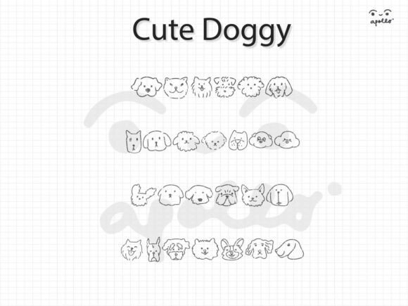 Cute Doggy Font - Preview 1